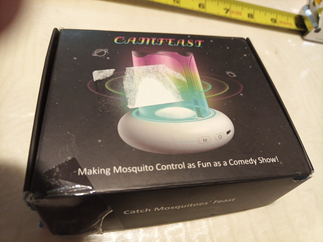 Fly Bug Trap RGB Night Light Sticky USB Rechargeable Flying Insect Catcher 0