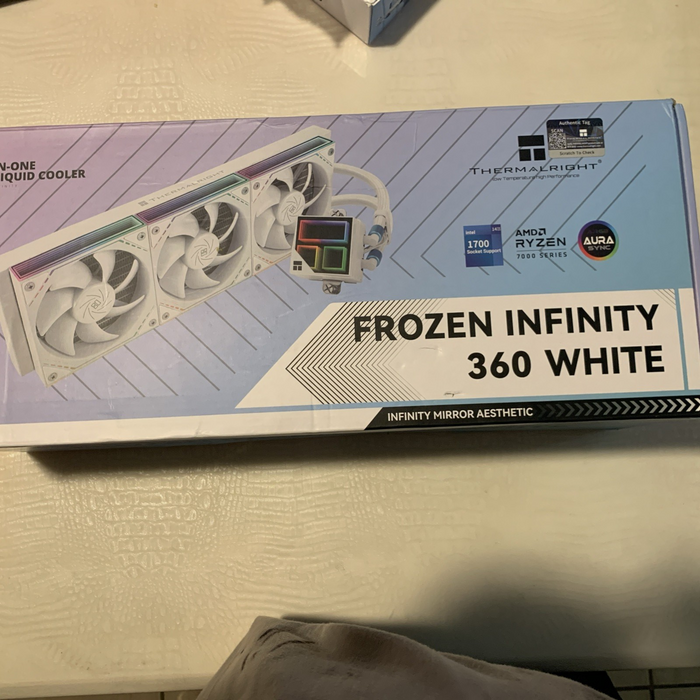 Thermalright FI360 WHITE water-cooled heat sink need silicon gel0