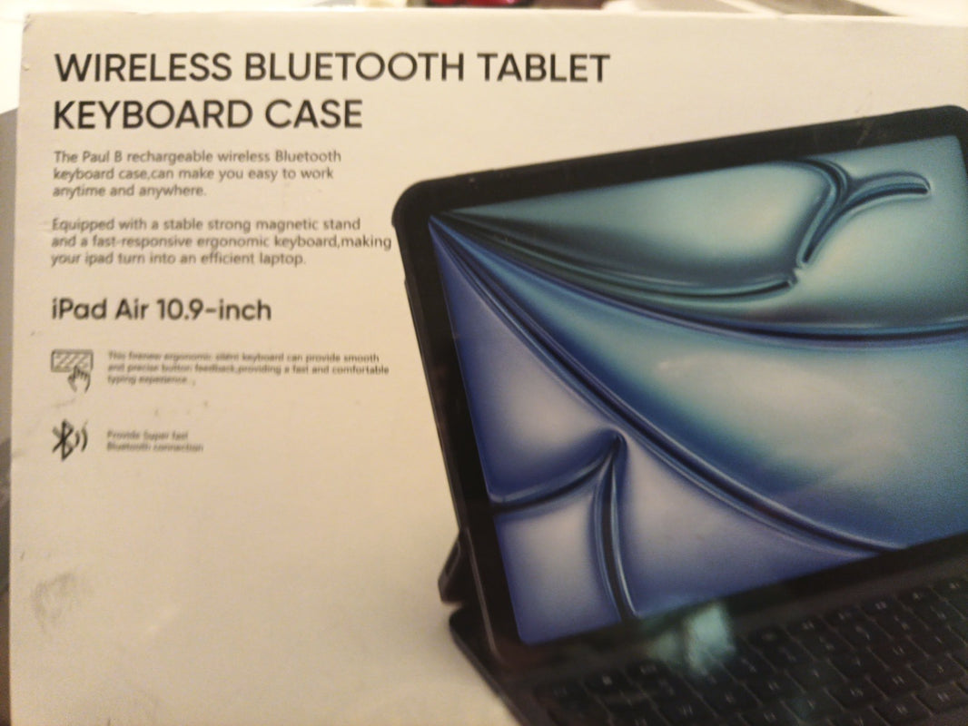 IPad Air 6 10.9in Wireless Bluetooth Tablet Keyboard Case Color Backlit Keyboard1