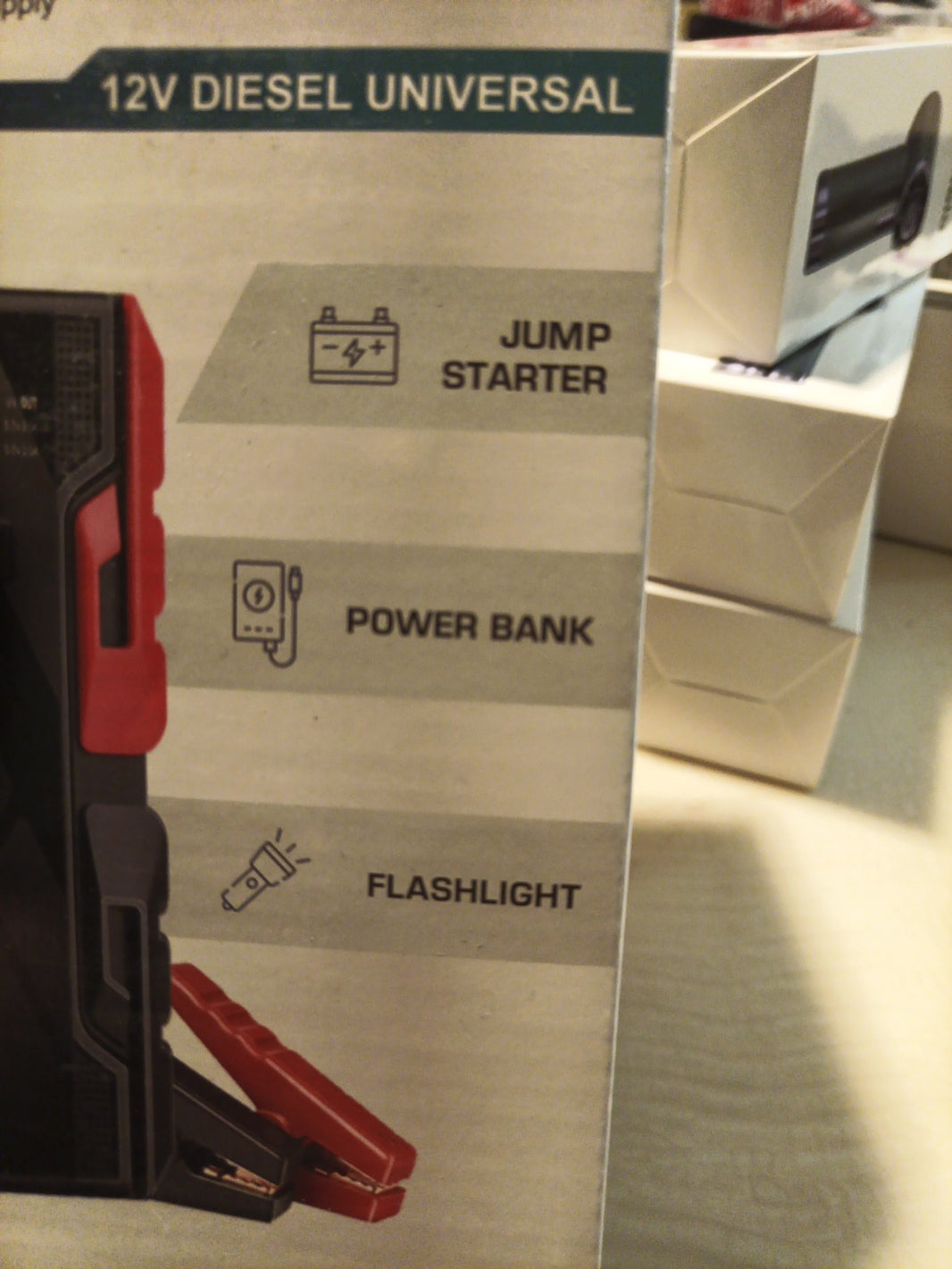 Truck SUV Jump Starter Battery Pack (Gas/Diesel Universal) Emergency Power1