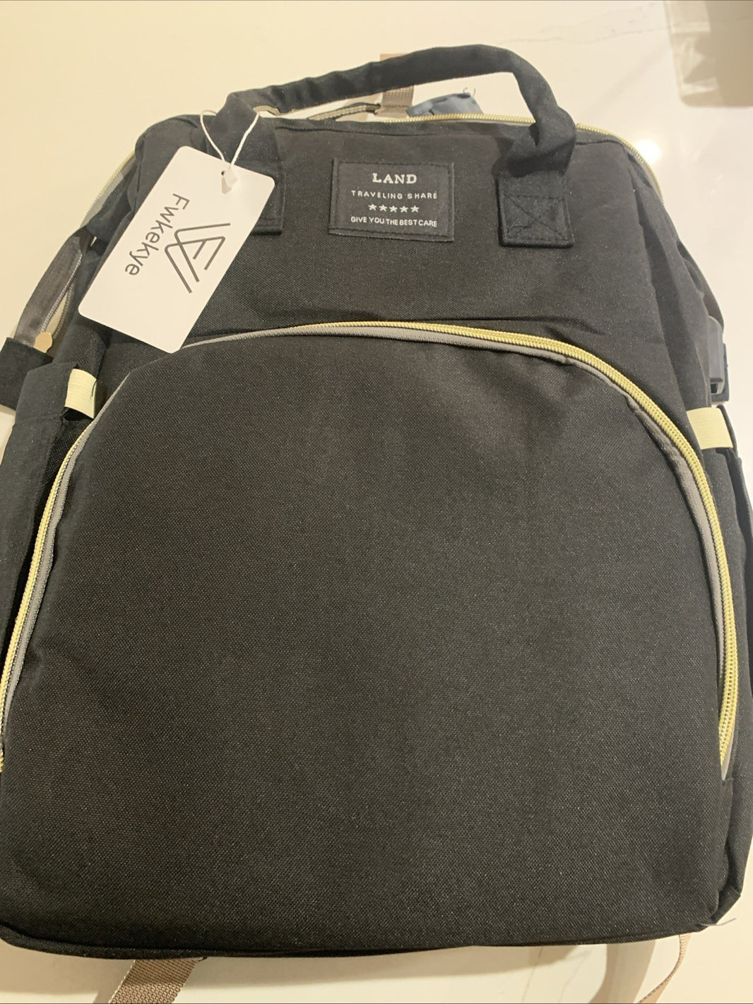 Land Traveling Share Diaper Bag Backpack Gray0