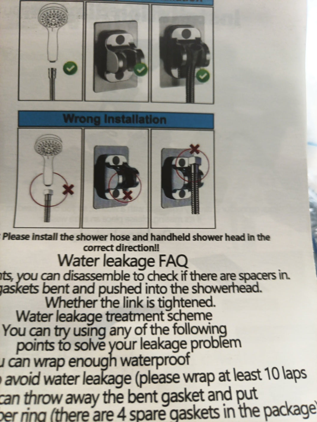 Rainfall Shower Head Combo Main Imagine Brand New Black1