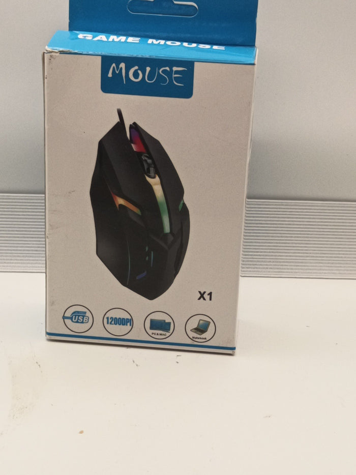X1 Gaming Mouse, 12000 DPI USB, RGB Backlight0