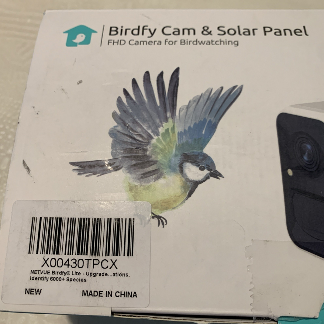 Birdfy Cam and solar panel FHD Camera For Bird Watcher. Model NI-82021