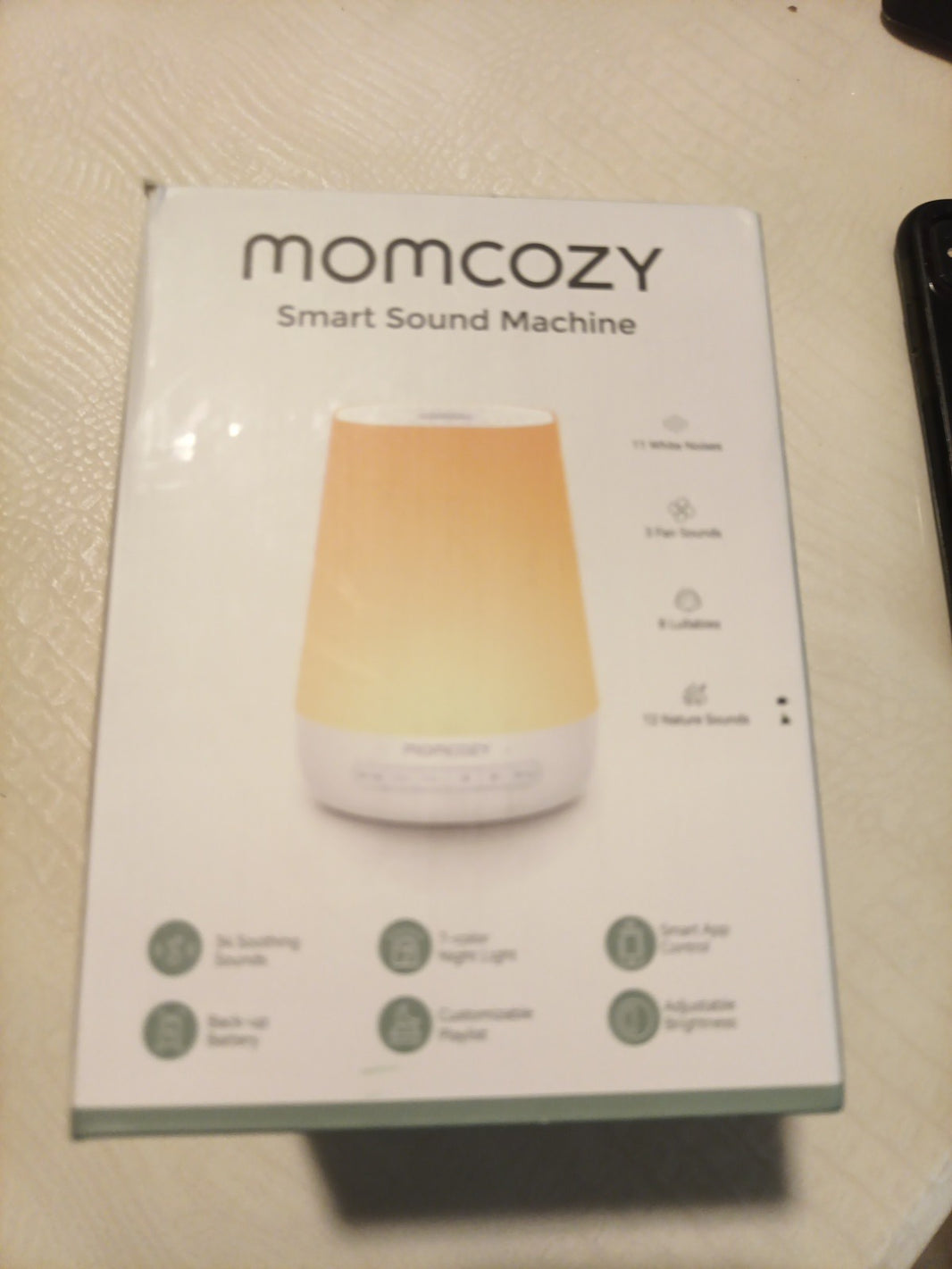 Momcozy Noise Machine for Baby Sleeping with Night Light - White0