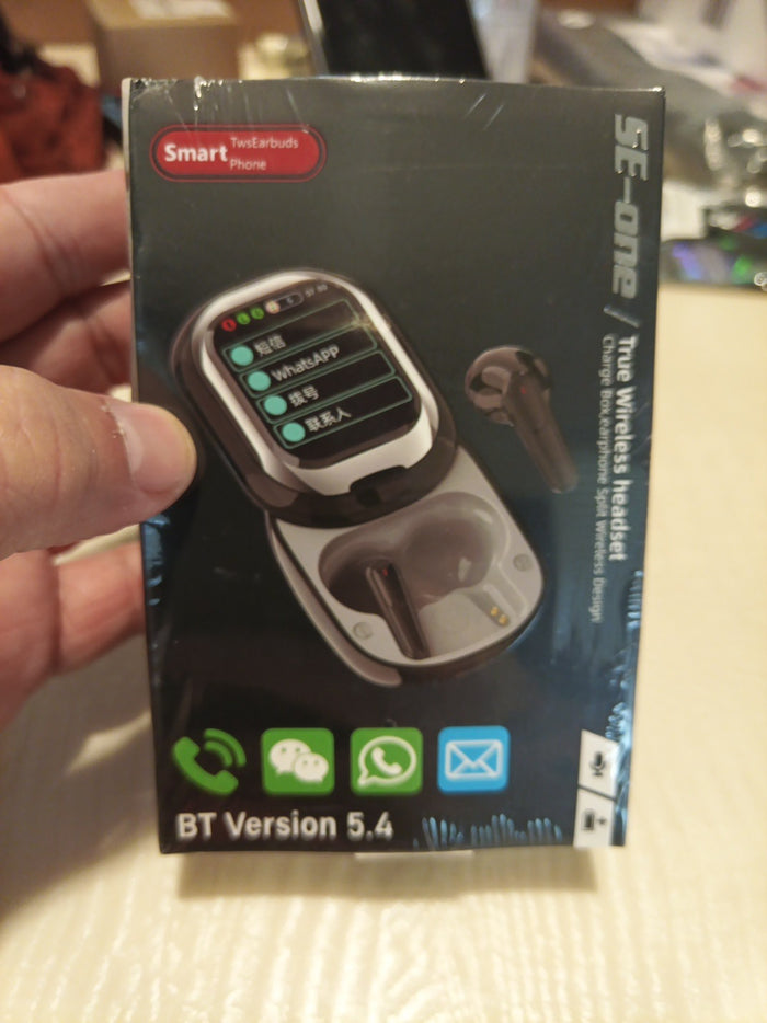 Smart Wireless Bluetooth Earphones Touch Screen Real Time Wireless Stereo 0