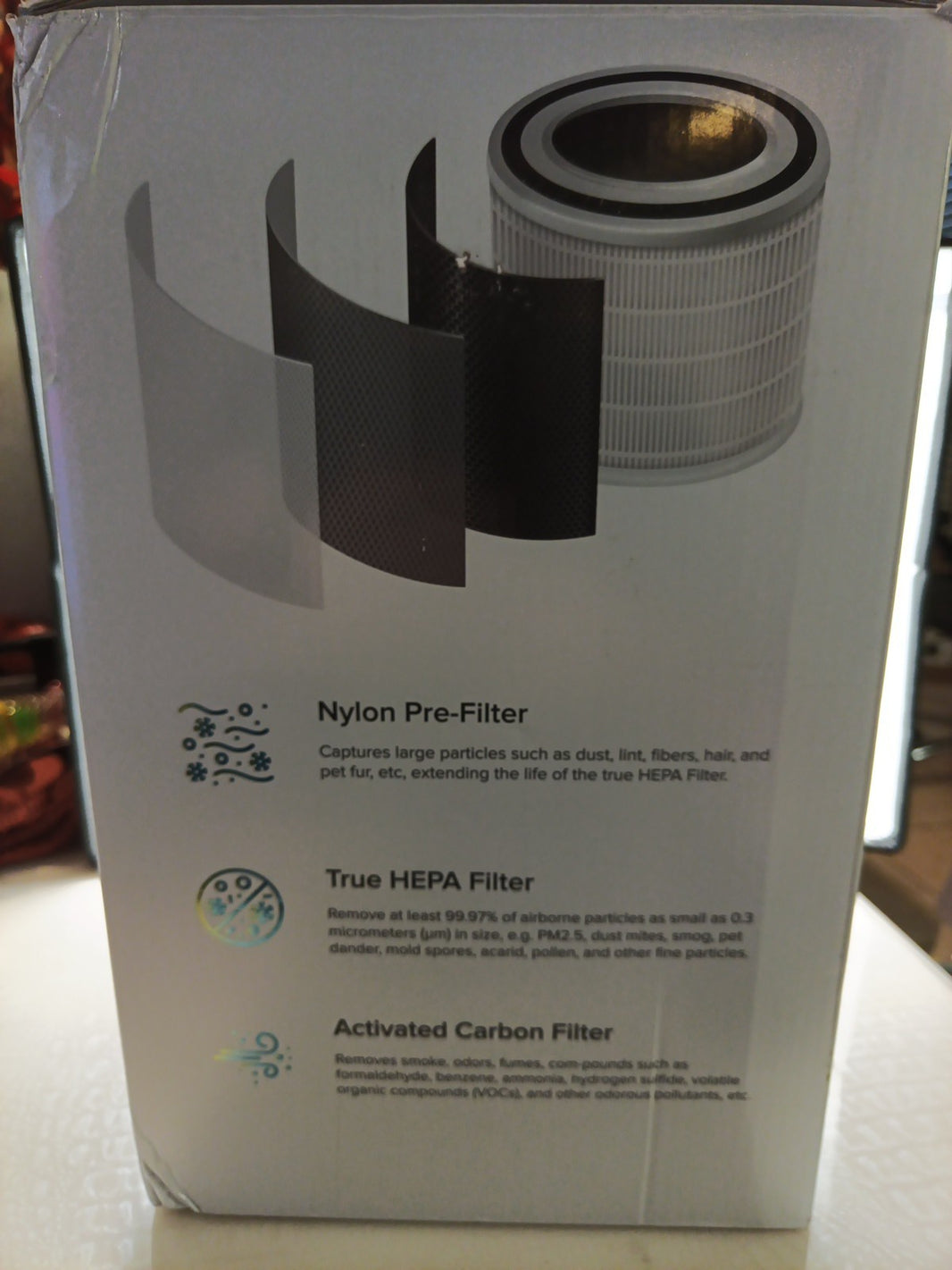 Alviera Air Purifiers for Bedroom, H13 True HEPA Filter for Smoke Pollen Dander1