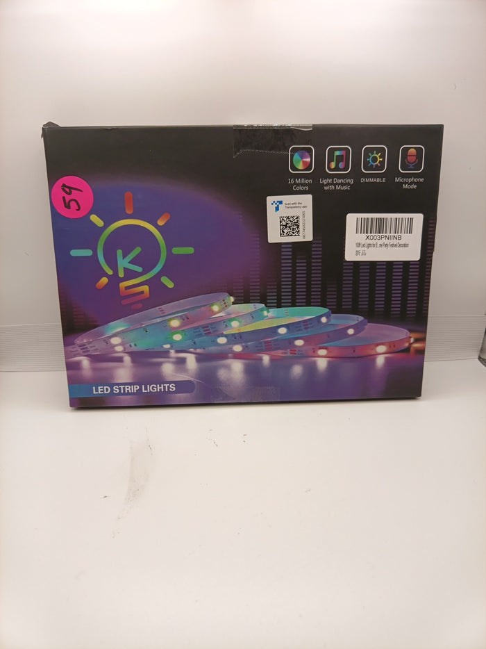 100Ft LED Strip Lights, Smart Light with App Remote Control, RGB LED Lights0