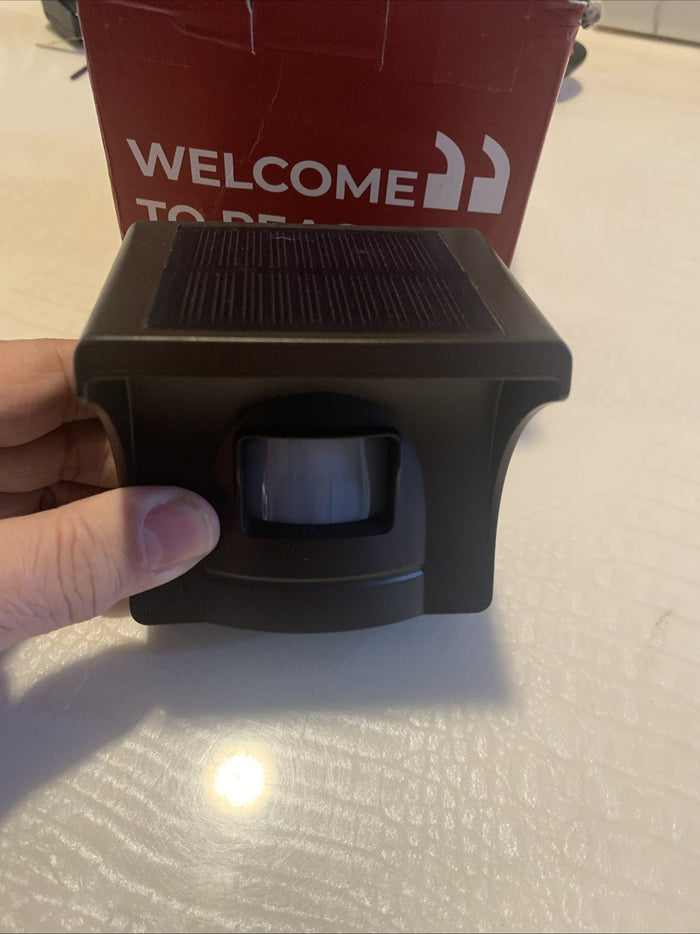 eMACROS 1/2 Mile Long Range Solar Wireless Driveway Alarm Outdoor, Wi-Fi0