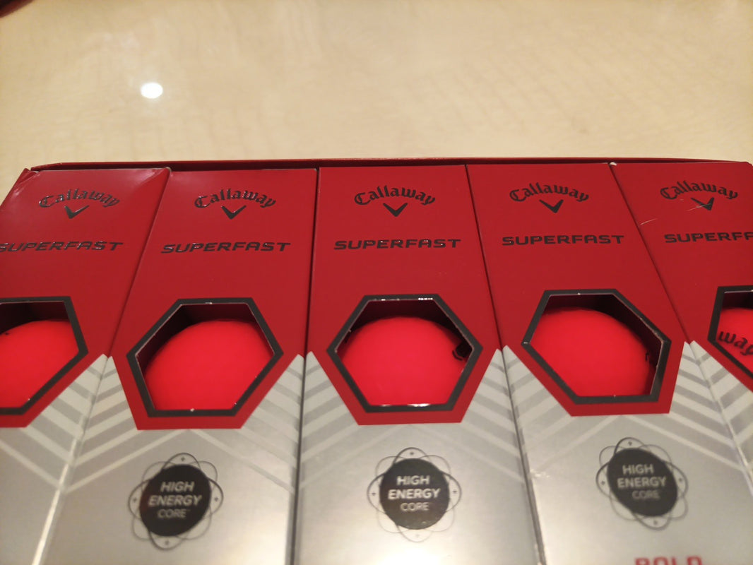 Callaway Golf super fast Bold RED Golf Balls ~NEW~ THREE 15 Balls1