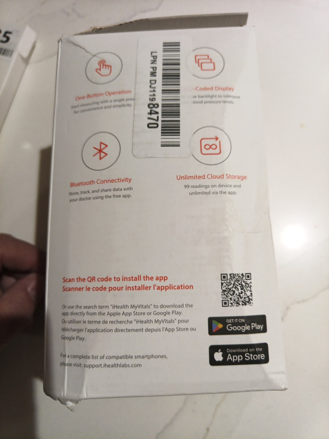 iHealth Track Connected Blood Pressure Monitor With Bluetooth And App1