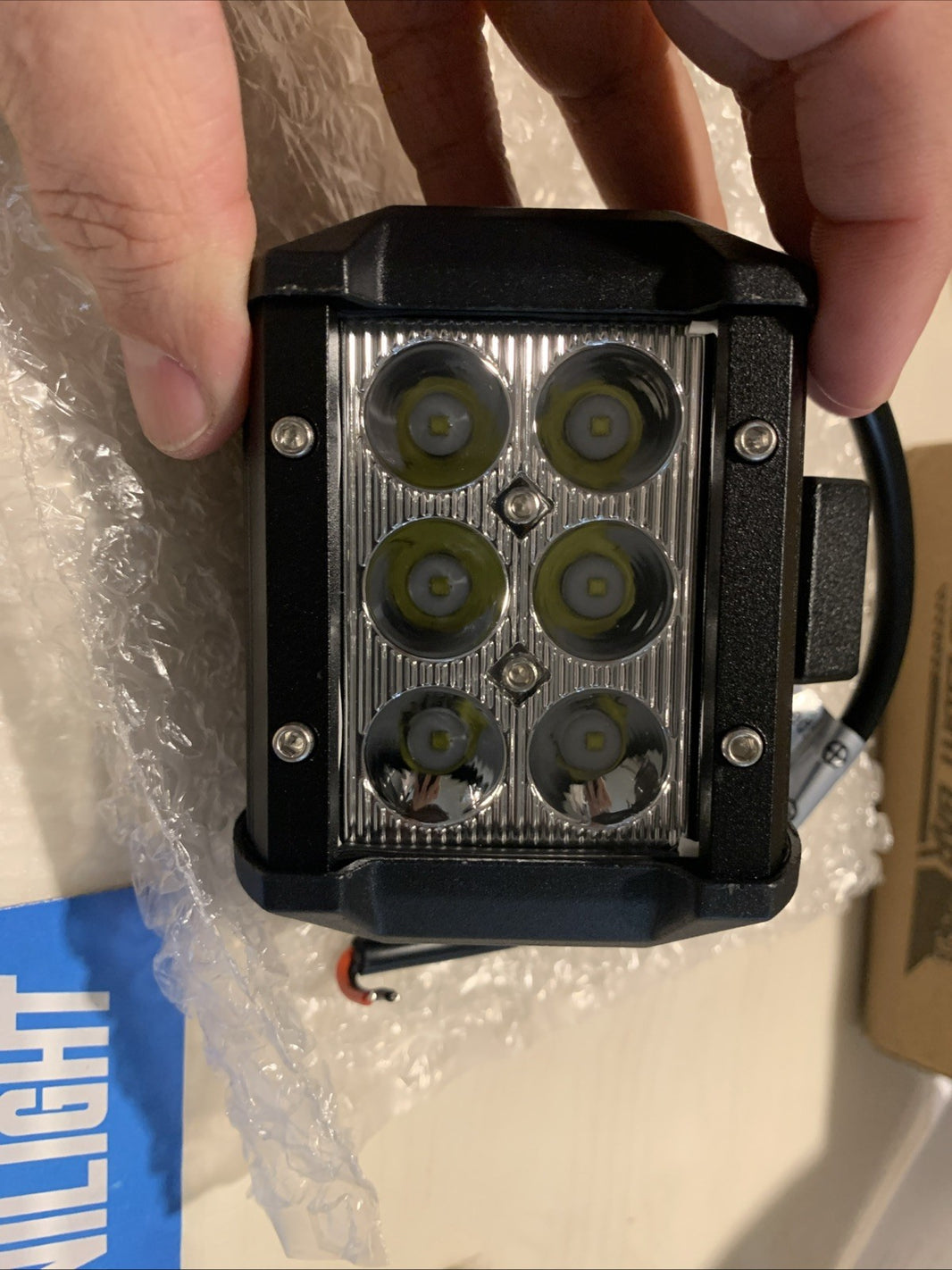 Nilight Led Pods 2Pcs 18W 1260LM Spot Off Road Lights Super Bright Driving Fog B1