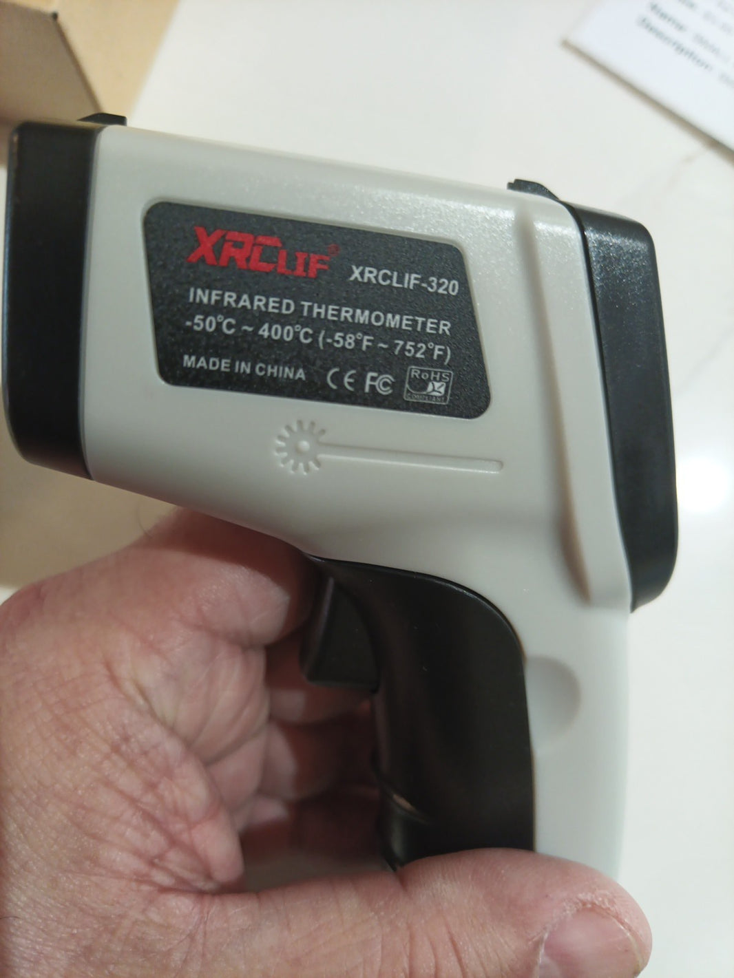 Performance Tool Infrared Thermometer Handheld, -58 to 716 degrees F° LCD Screen1