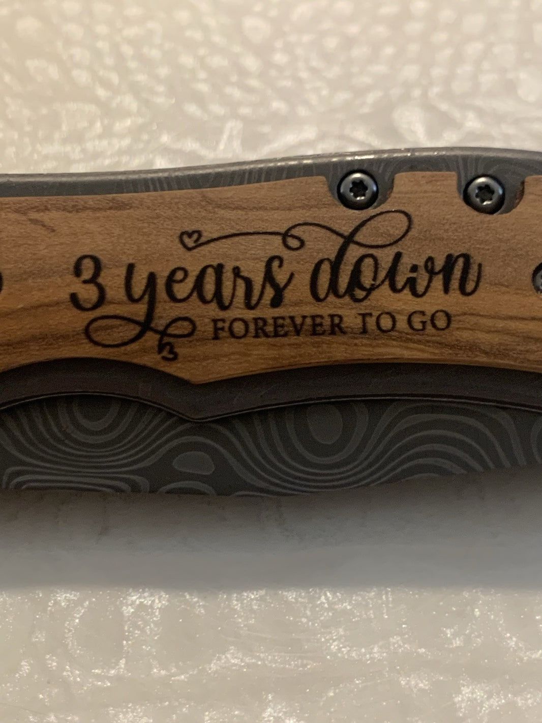 GiveGreatGift 3rd Wedding Keepsake for Him, 3 Years Marriage Gift for Husba...0