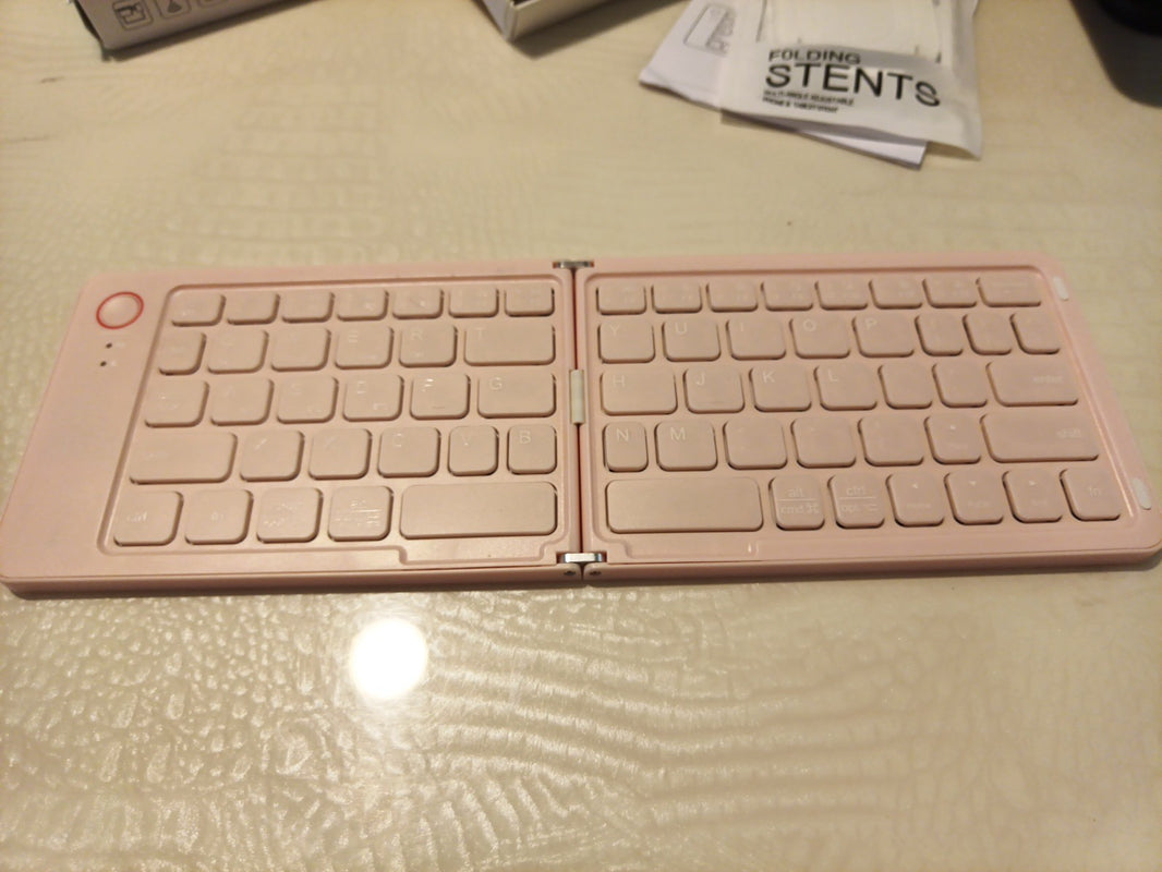 Wireless Foldable Mini Keyboard 3-System Compatible for Tablet/Phone/Laptop0