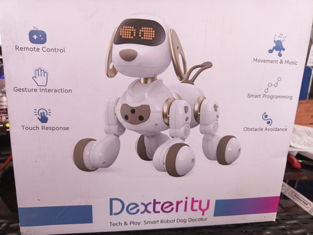Ruko 18011 Smart Robot Dog, Interactive Puppy with 30 LED Expressions,0