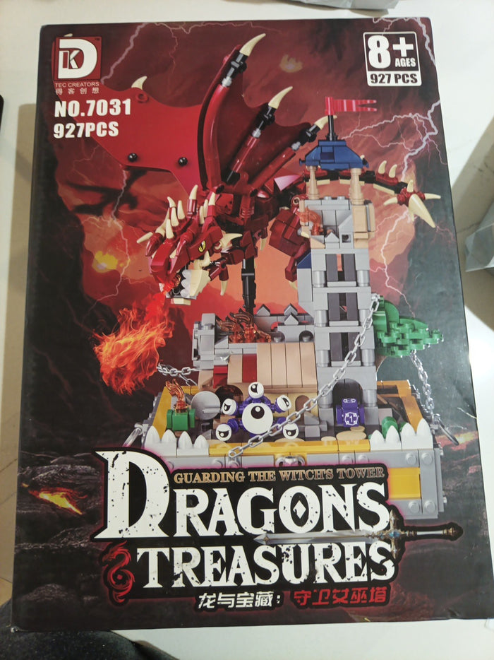 Dragons & Treasures-Battle Of The Witch Building Brick Set (Compared To Lego)0