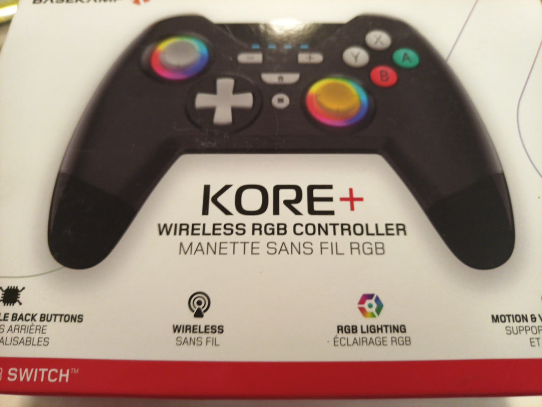 Kore + Wireless Controller for PC and Cloud Gaming with Lumectra RGB Programable1