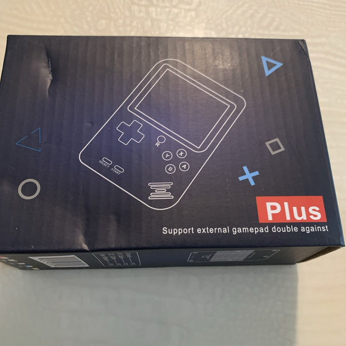 Game Box Plus- Hand Held Game System, Rechargeable Battery, white, Brand New0