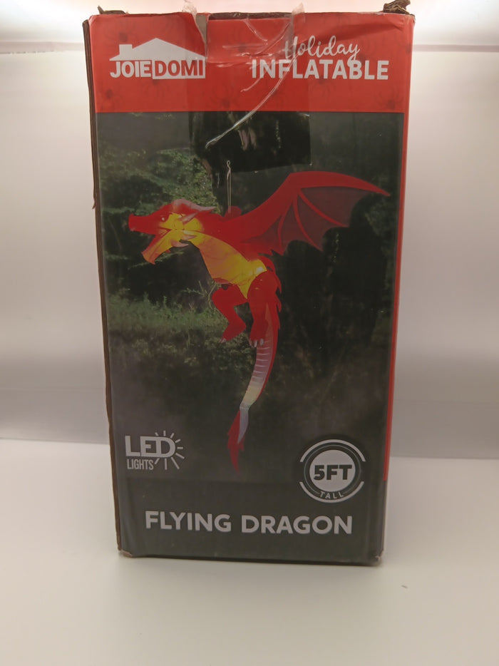 5 FT Halloween Inflatable Hanging Flying Dragon0