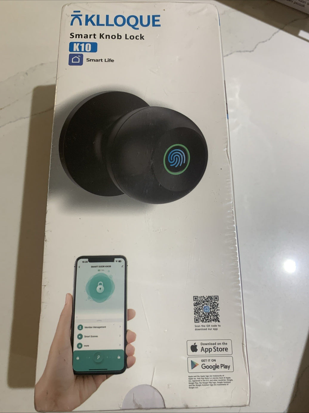 Klloque K10 Smart Door Knob Lock Brand New And Sealed 0