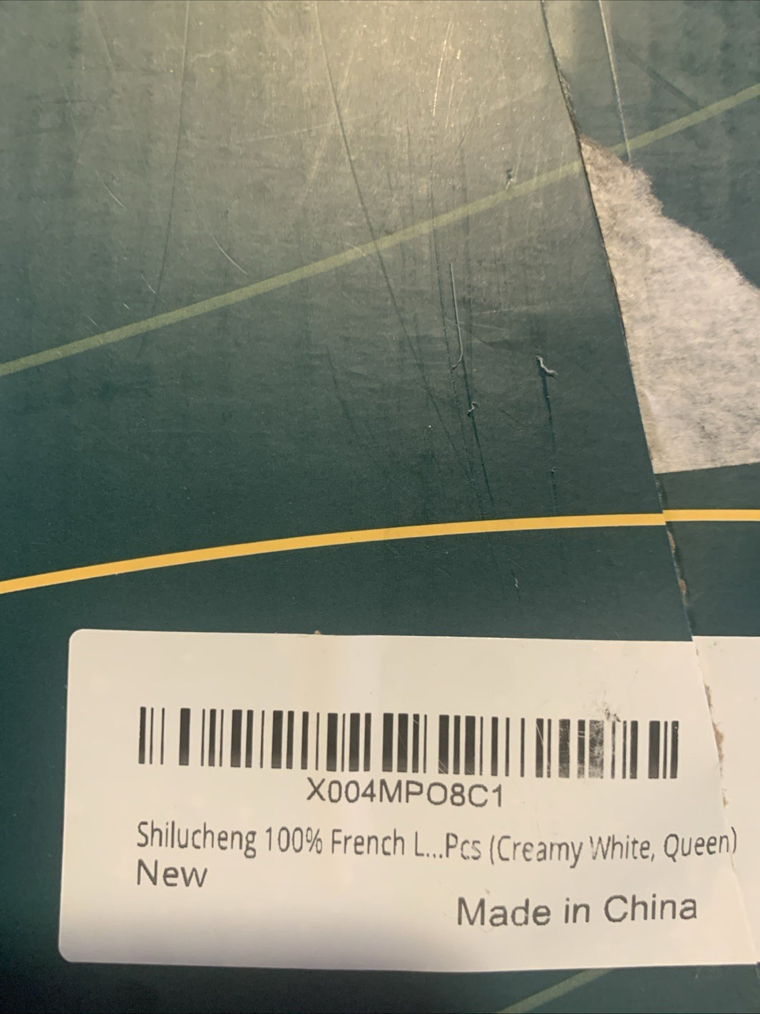 Shilucheng 100% French Linen Luxury Duvet Cover 3 Pcs Set (Linen, QUEEN Size)1