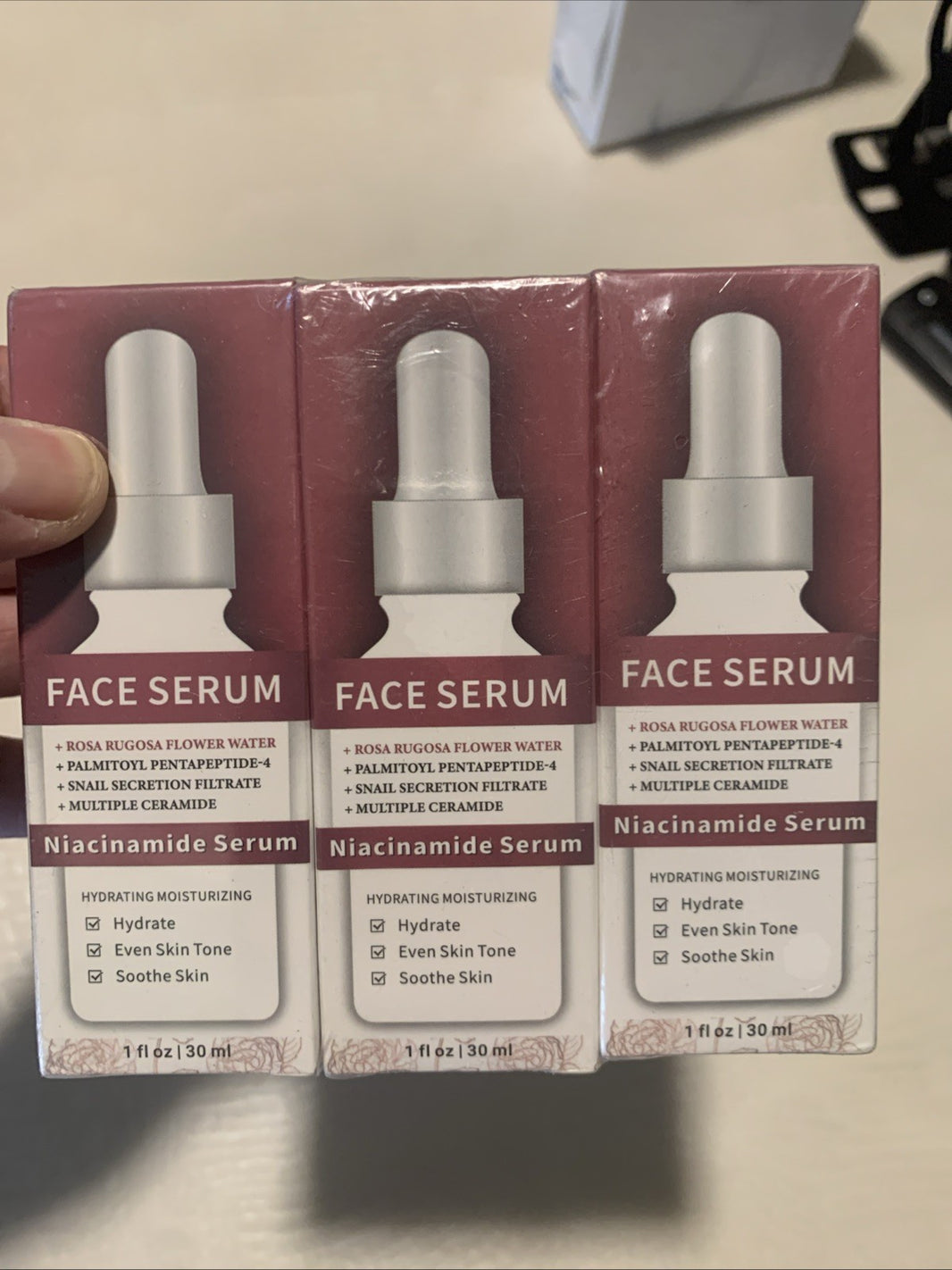 3 Pack Hydrating Moisturizing Face Serum Lakibole Exp 2027 New0