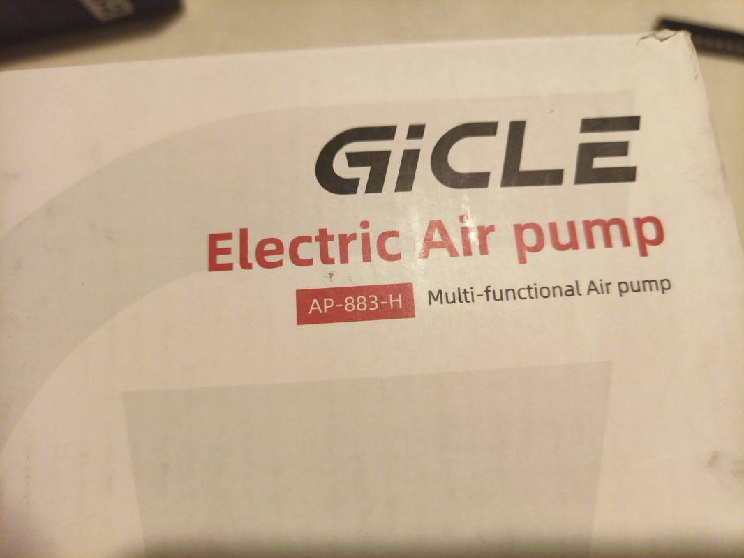 Gicle Electric Air Pump With Digital Display And Up To 60 Psi Ap-833-H Brand New1