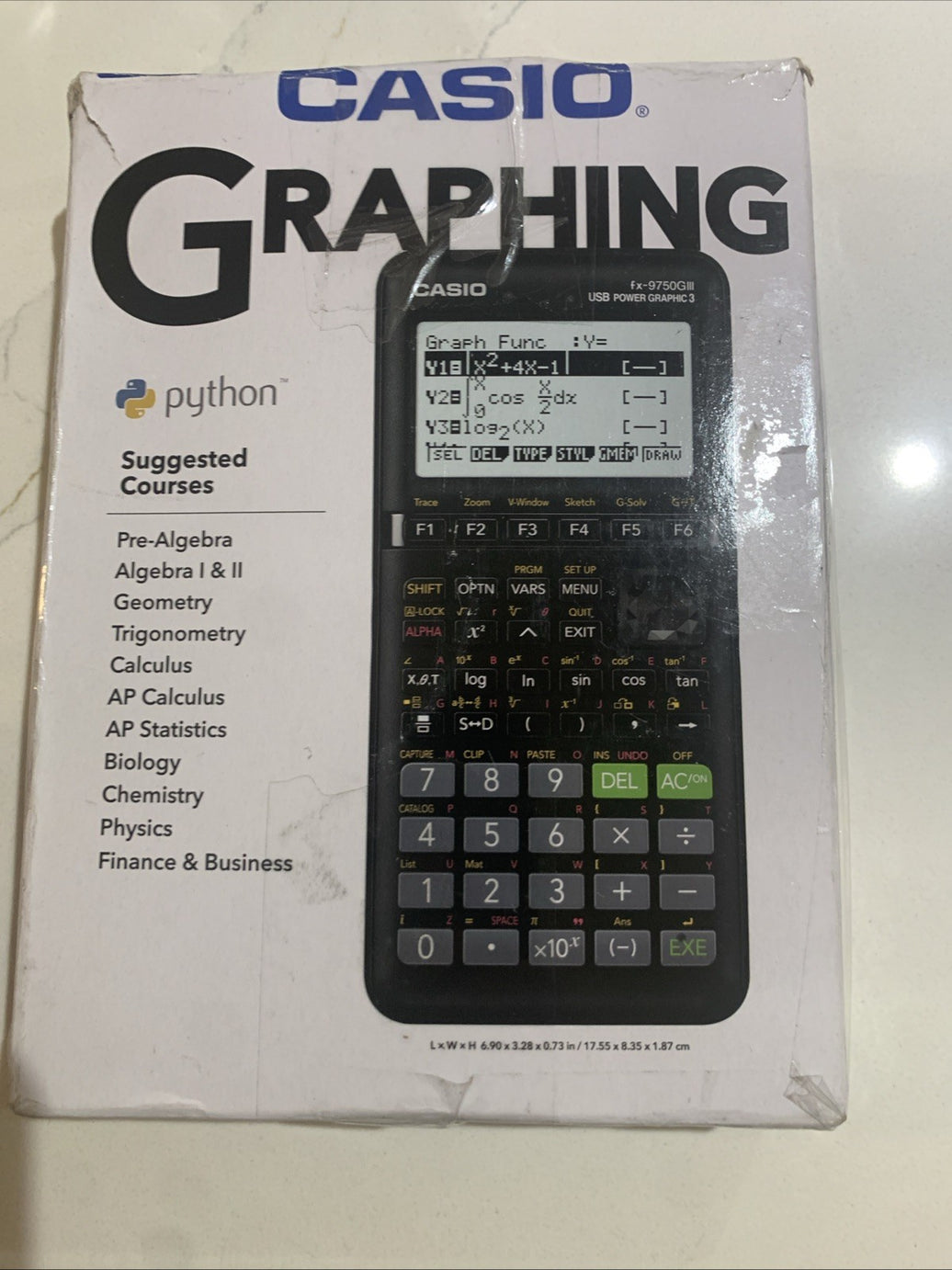 Casio Graphing Calculator Python SAT/ACT ApprovedFX-9750G1110