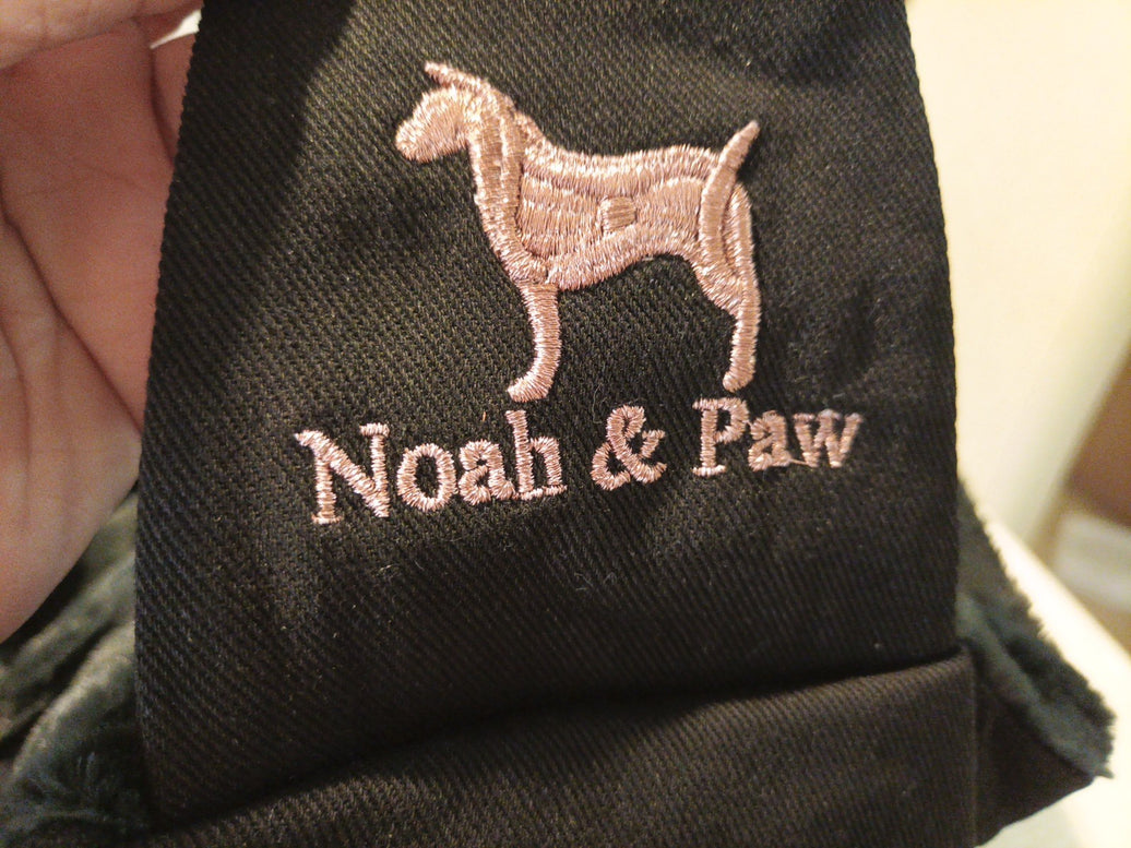NOAH & PAW DOG SLING CARRIER FOR SMALL DOG, 5-18LB, Adjustable Padded - BLACK 0