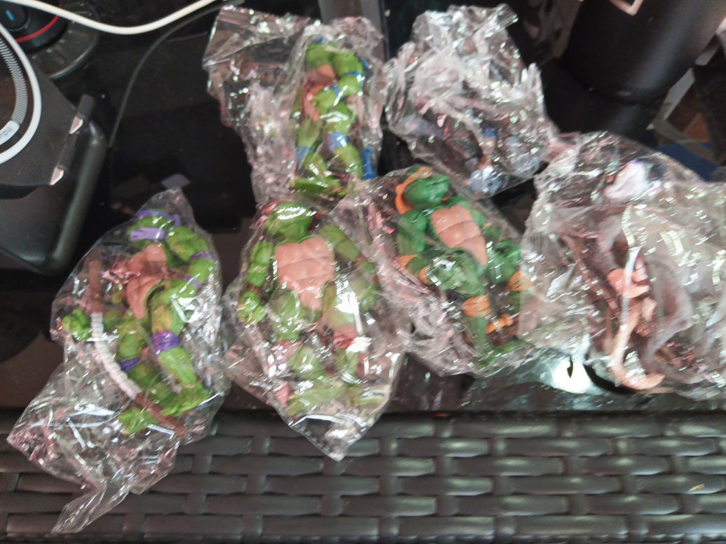 NEW 6 Teenage mutant ninja turtles toys bundle 4.5 inches high-quality 0