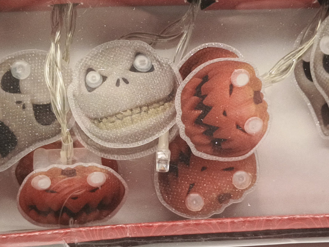 Disney Nightmare before Christmas Decorative Hanging String Lights, 10 Lights,111