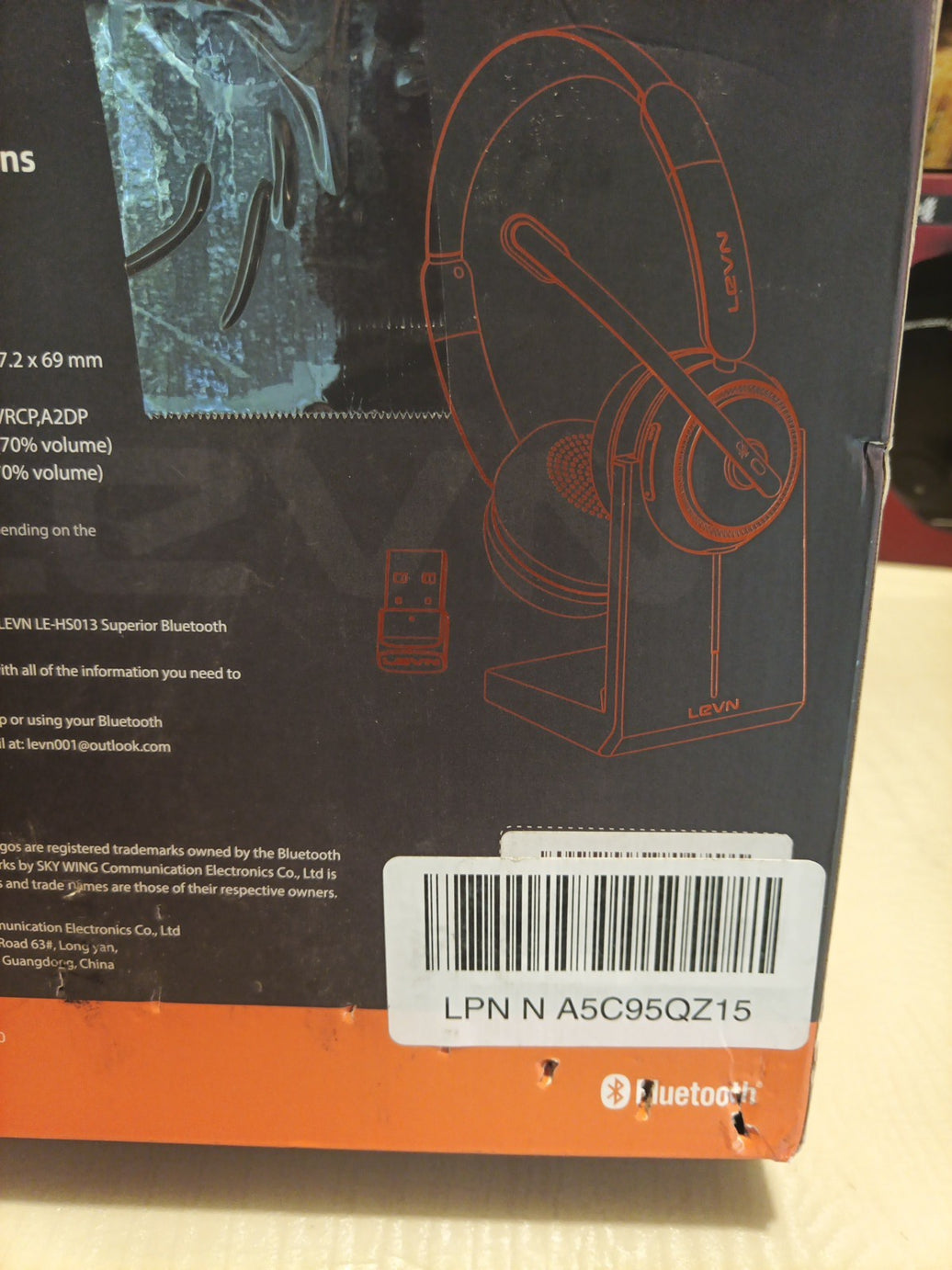 levn bluetooth headset0