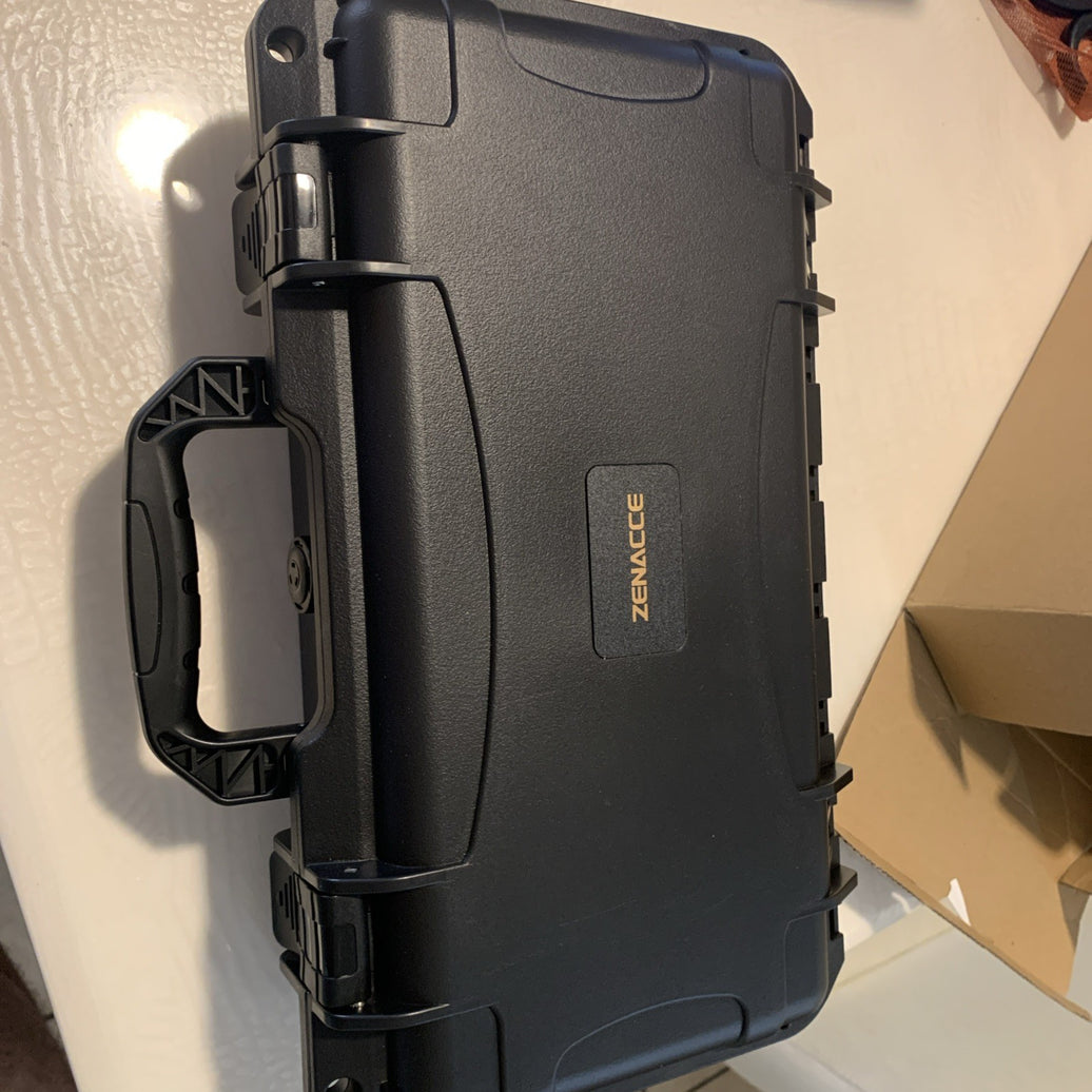 ZENACCE Hard Plastic Carrying Case Bundle with Foam Empty0