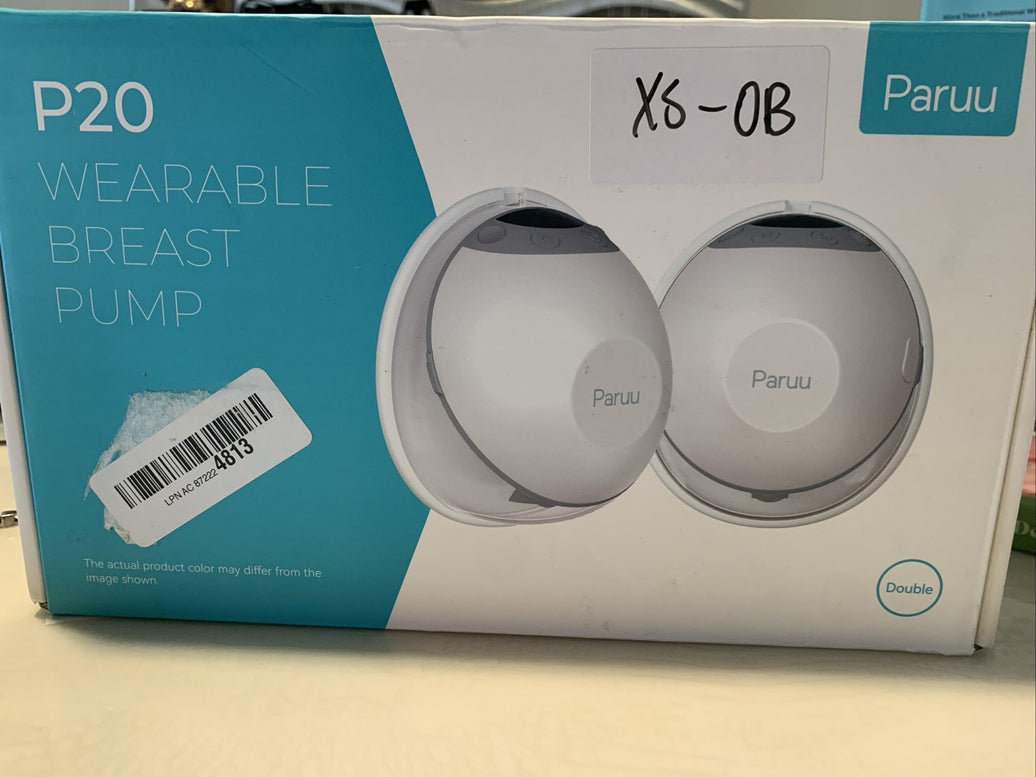 Paruu P20 Electric Breast Pump Hands Free, 4 Modes & 12 Levels Suction Green 0