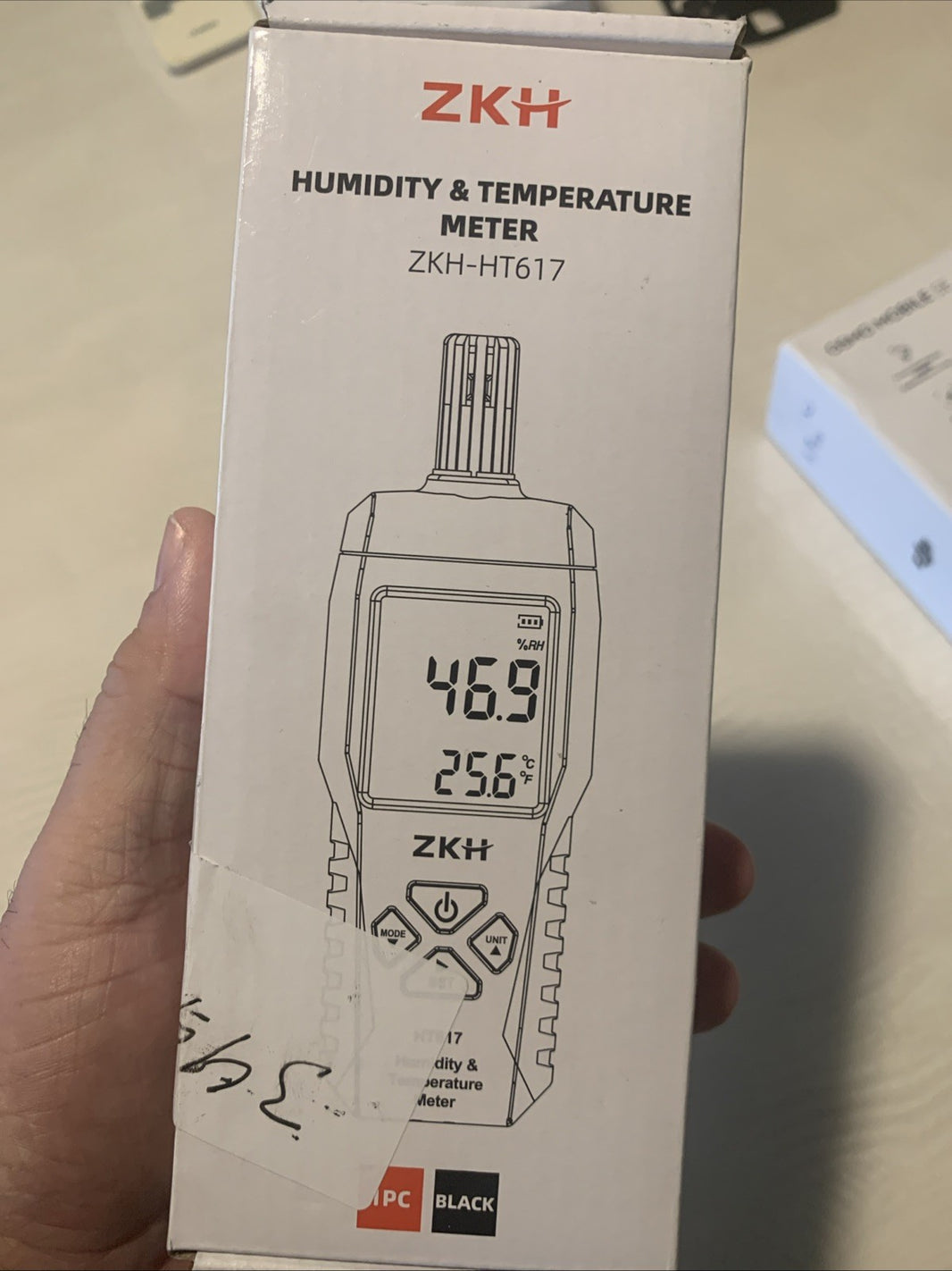 ZKH Humidity & Temperature Meter ZKH-HT6170
