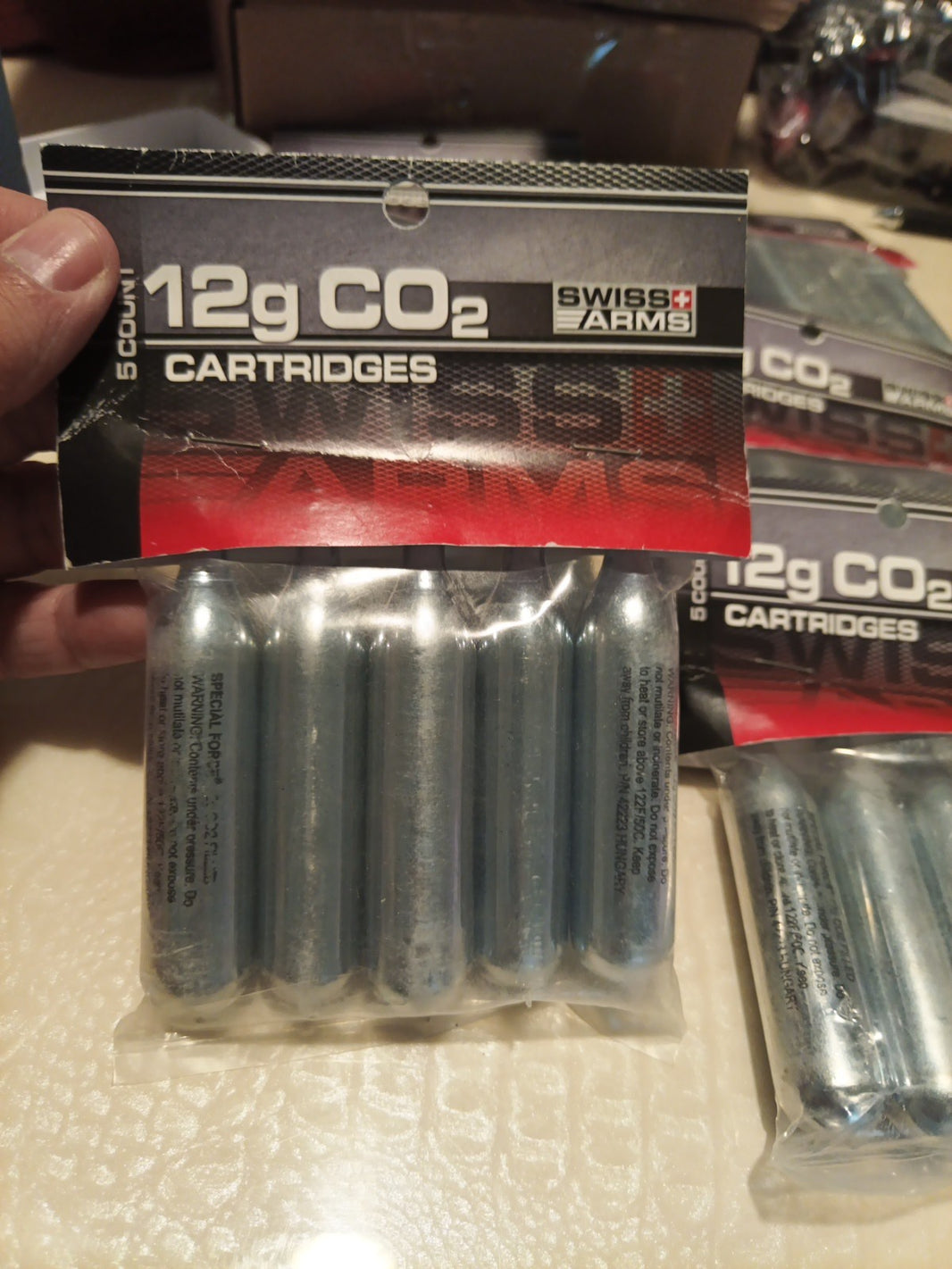 CO2 Cartridges for Air Rifles and Air Pistols, 12-gram C02, Lot Of 301