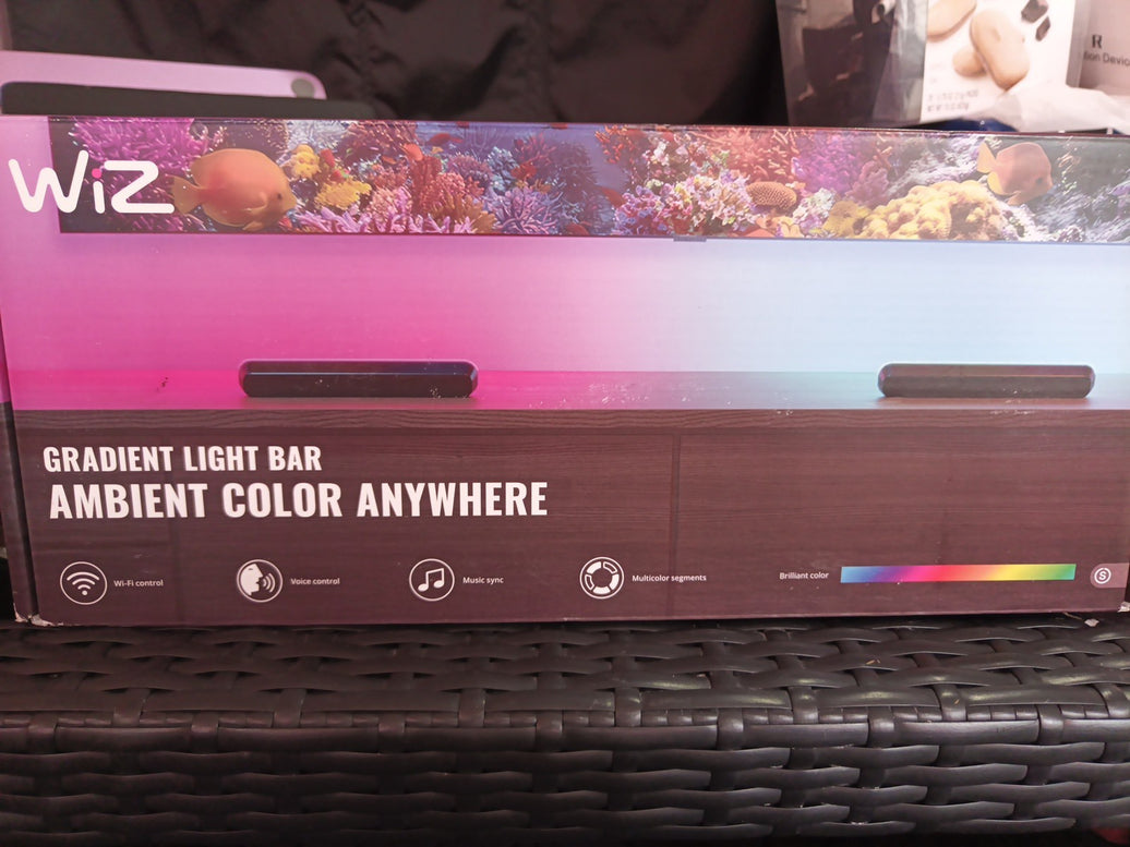 Gradient Light Bars, RGBIC, Display Multiple Colors, 150 Lumens, 55" To 65" TV0
