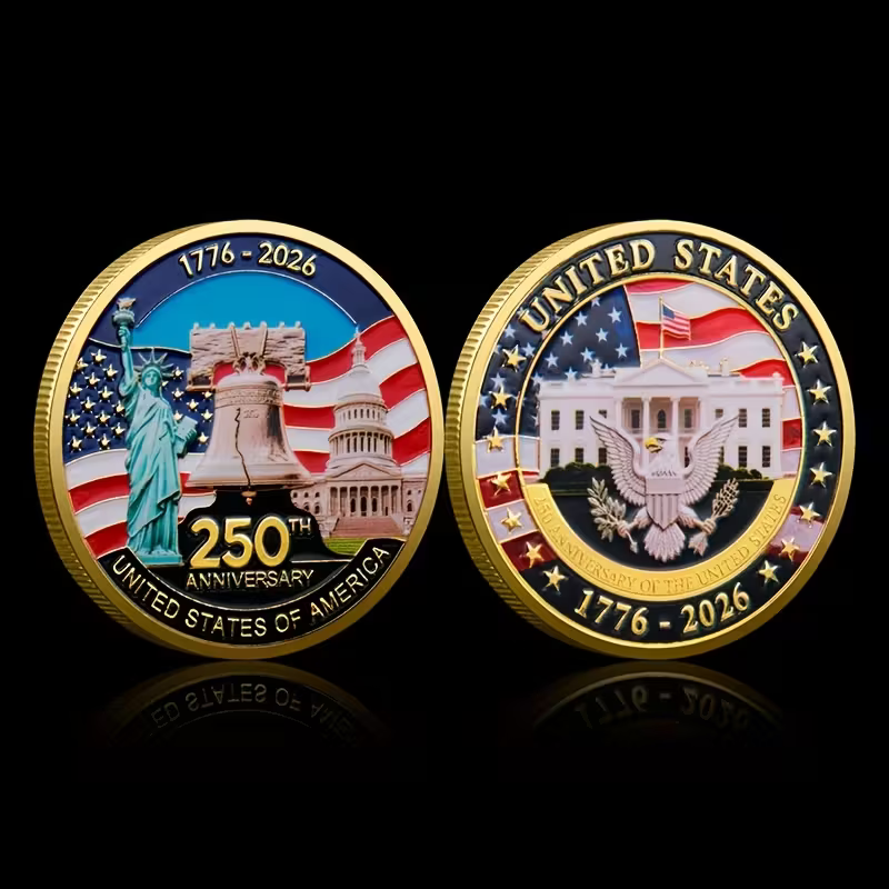 250 American Anniversary Challenge Coin0