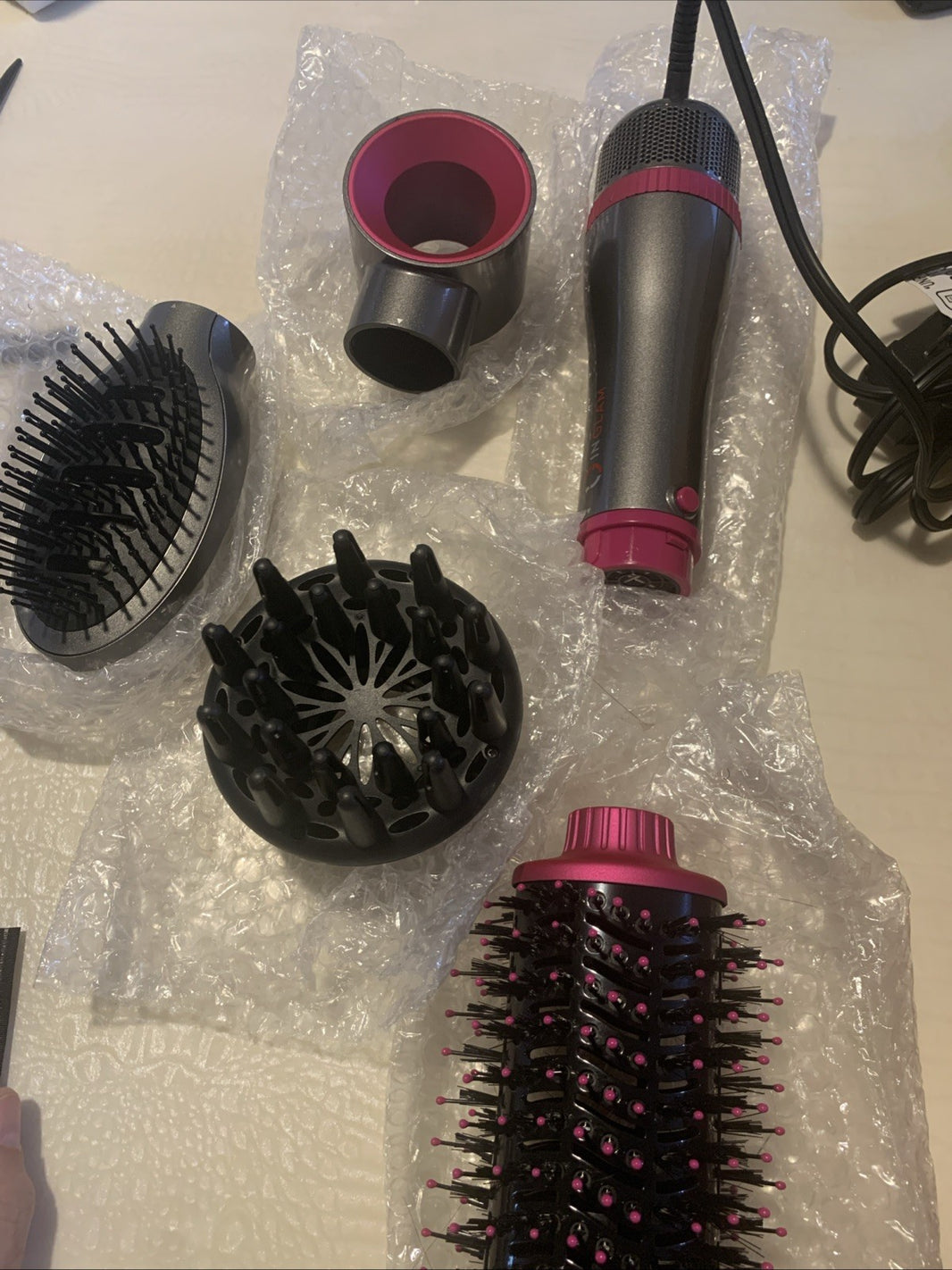 IG INGLAM MegaAIR Styler, 5 in-1 Professional Interchange Hair Dryer Brush 11...1