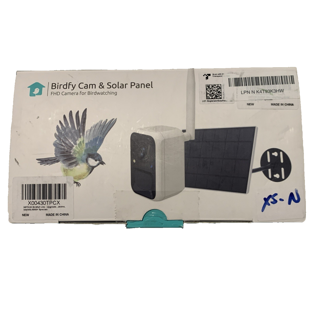 Birdfy Cam and solar panel FHD Camera For Bird Watcher. Model NI-82020