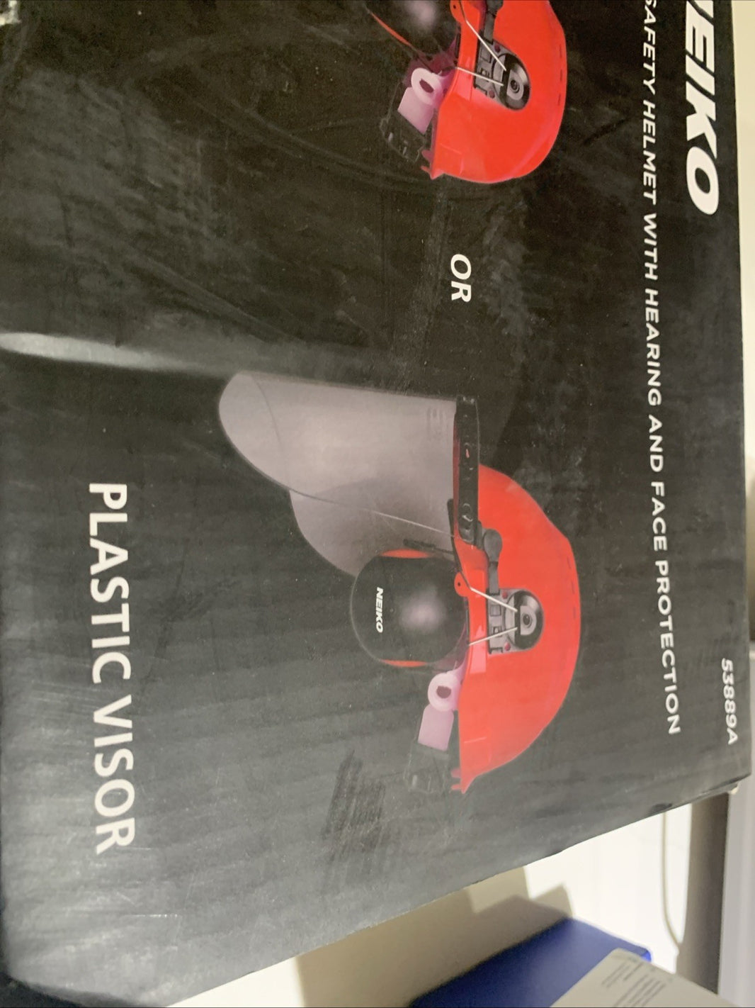 New Neiko 4-IN-1 Safety Helmet with Hearing and Face Protection in Origin Box1