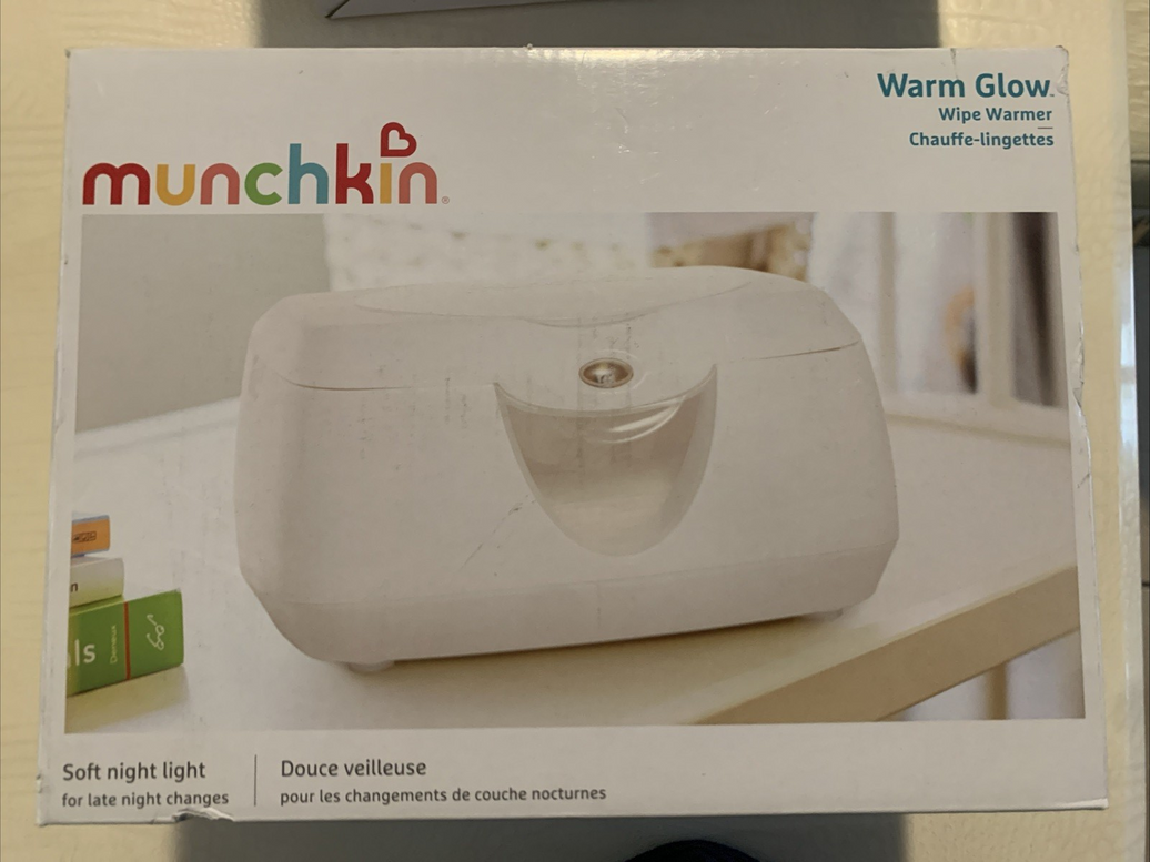 MUNCHKIN Warm Glow Wipe Warmer Soft Night Light New In Box0