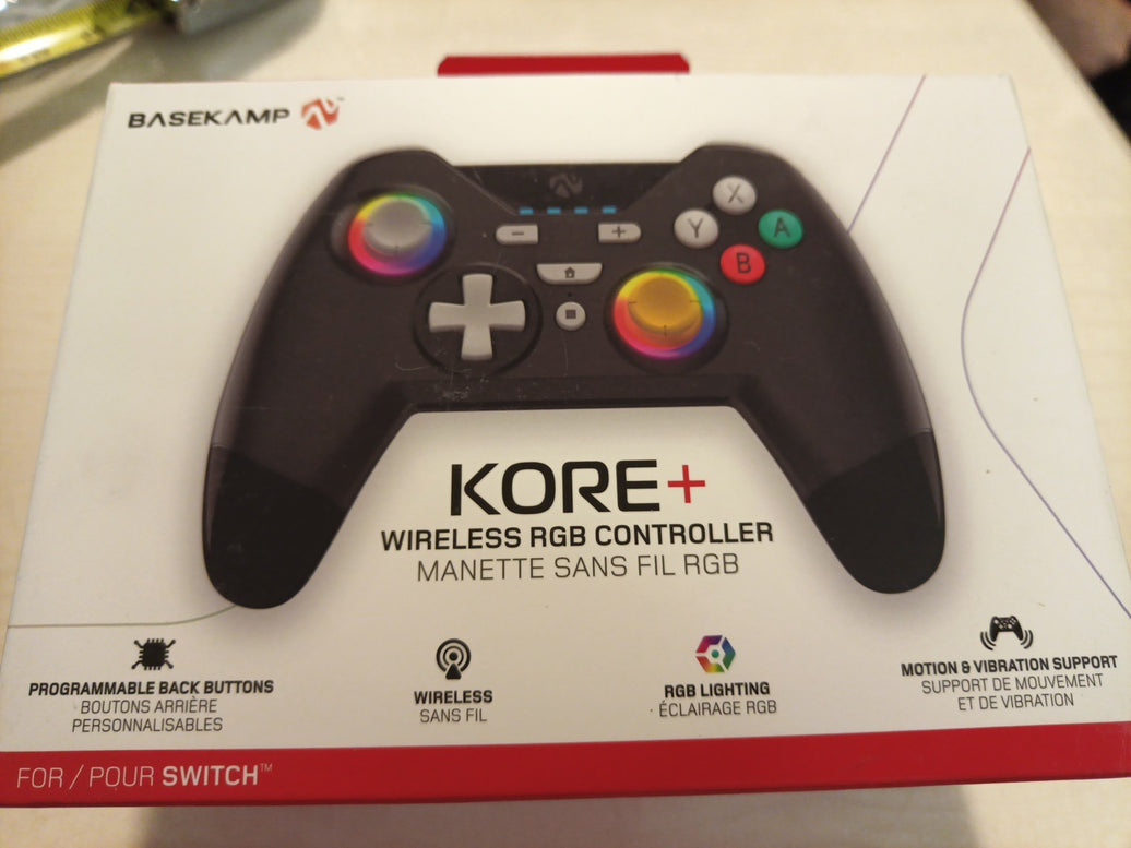 Kore + Wireless Controller for PC and Cloud Gaming with Lumectra RGB Programable0