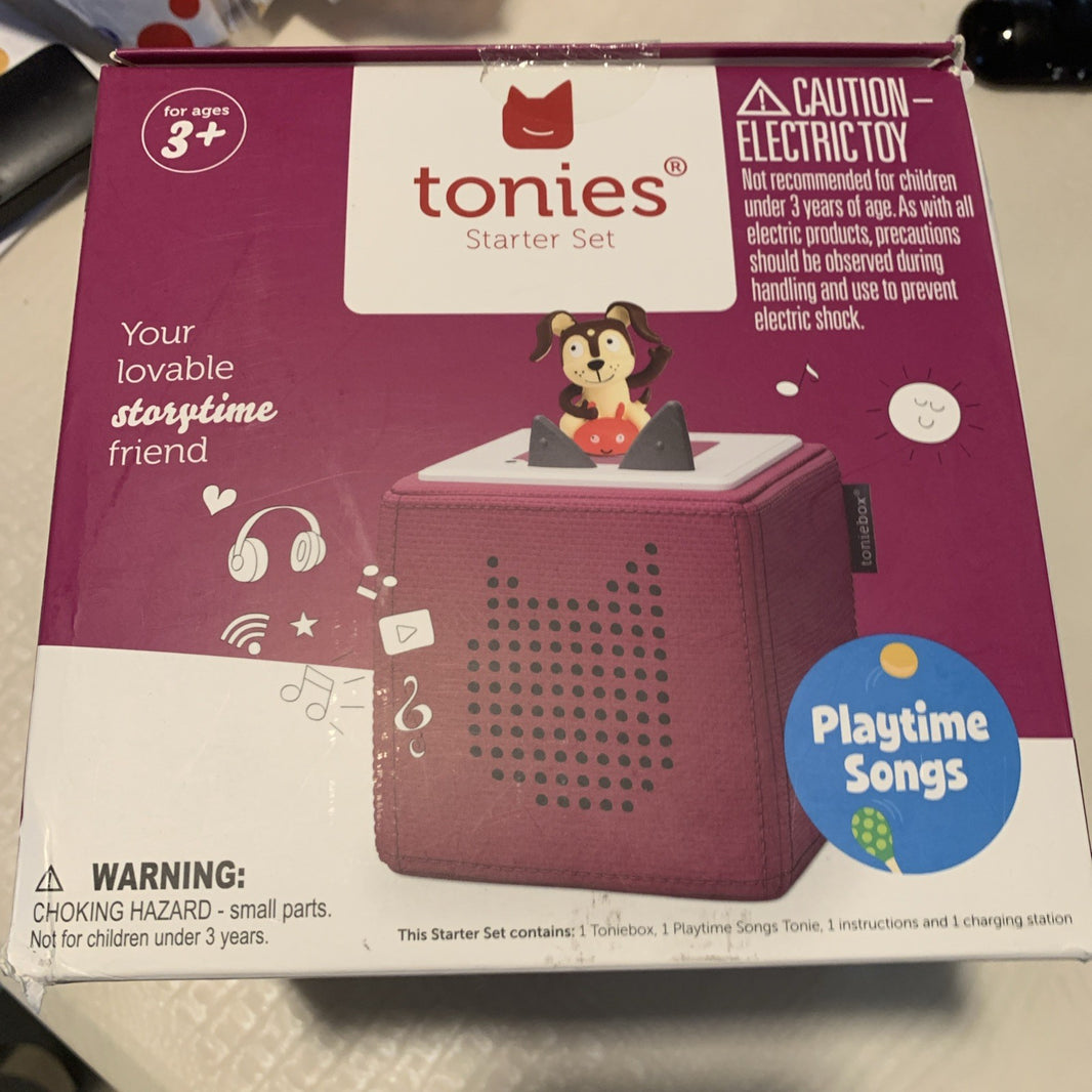 Tonies Toniebox Playtime Puppy Starter Set - Pink New Sealed #100007630