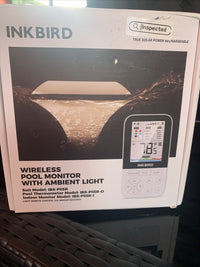 Inkbird Pool Thermometer Set Solar Powered - Ambient Light And Remote Monitoring0