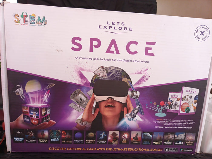 Let's Explore VR Headset Space Edition for Kids - STEM Gift Box Brand0