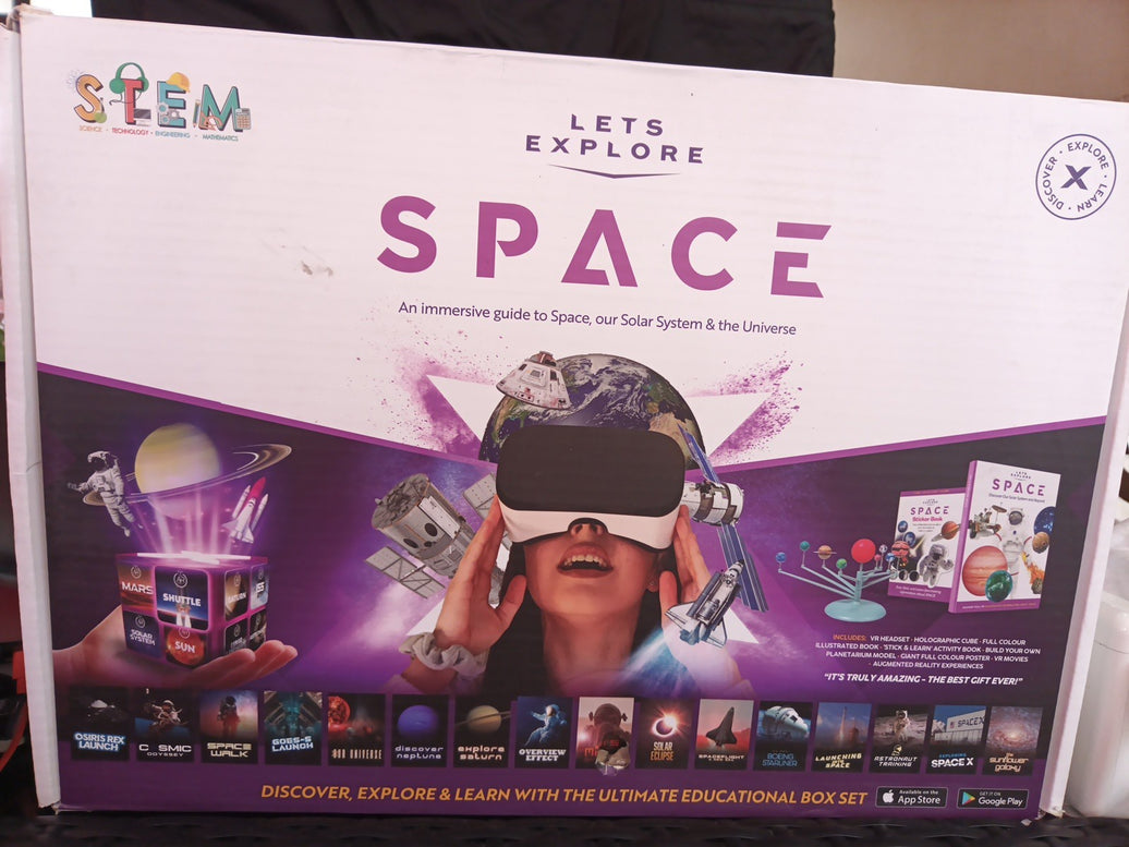 Let's Explore VR Headset Space Edition for Kids - STEM Gift Box Brand0