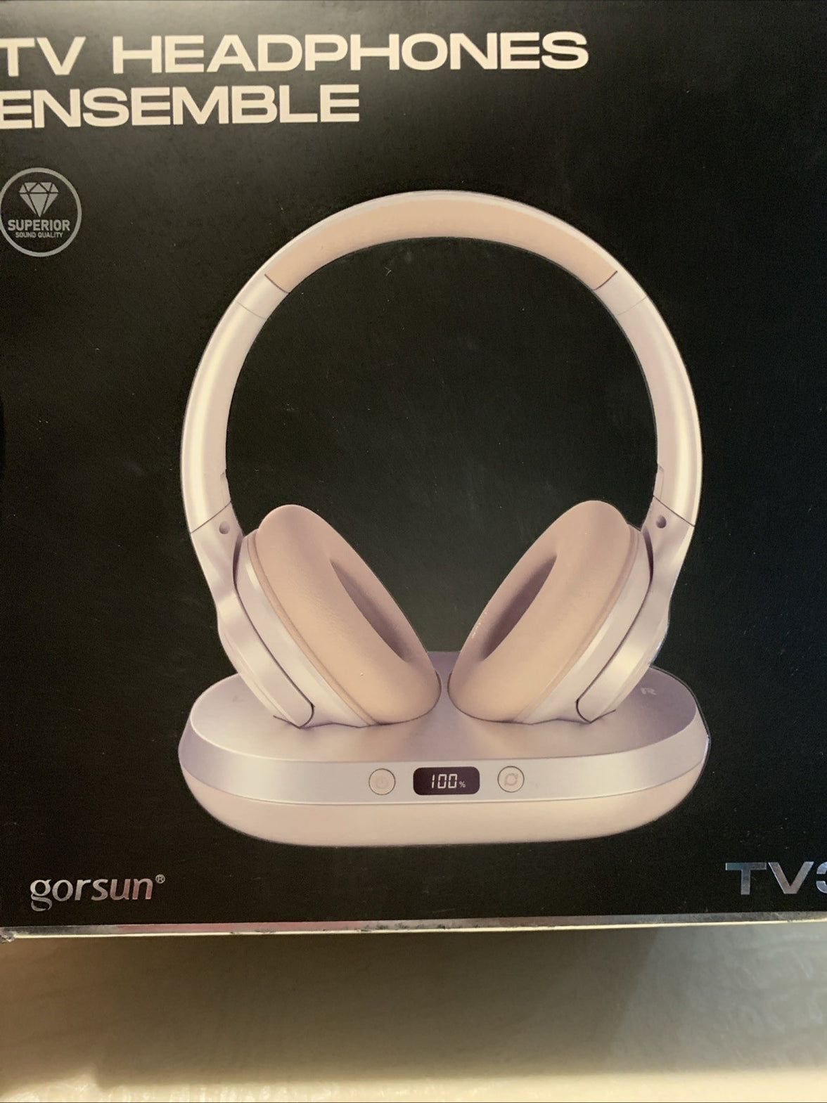 Gorsun TV3 Wireless TV Headphones Ensemble 2.4G Bluetooth Optical0