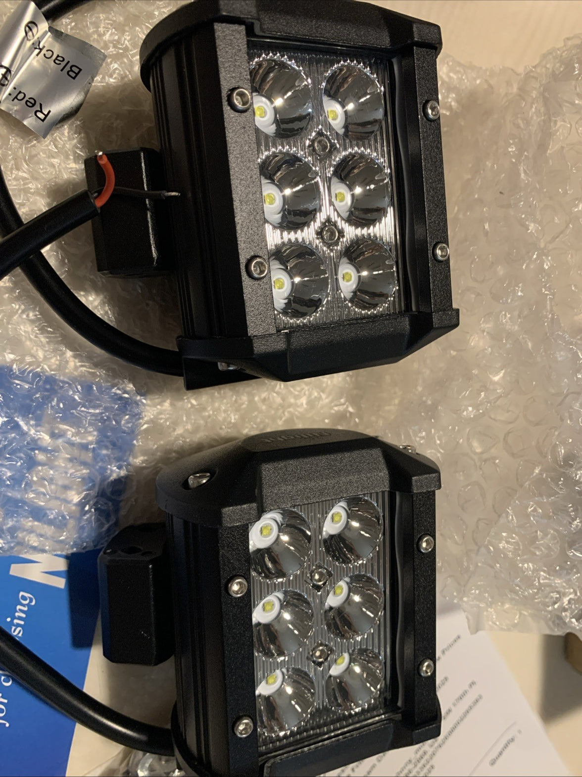 Nilight Led Pods 2Pcs 18W 1260LM Spot Off Road Lights Super Bright Driving Fog B4